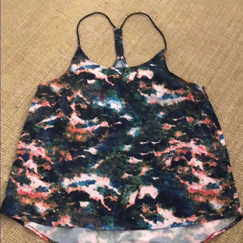 Colored Flowy top